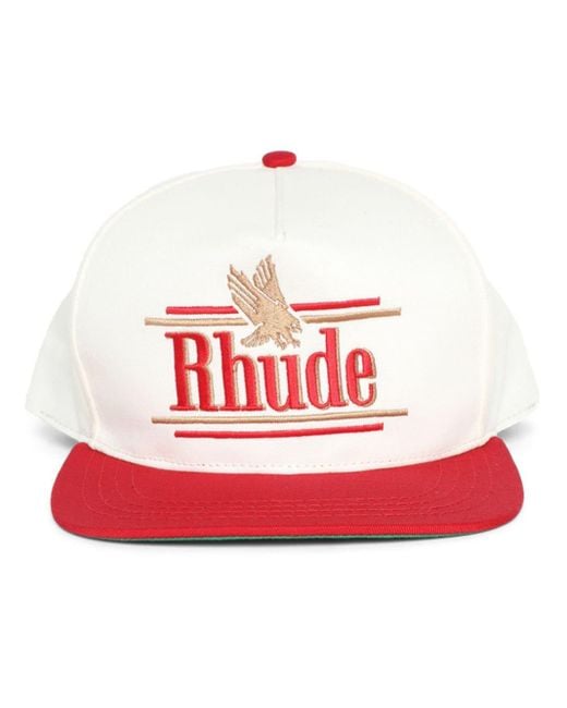 Rhude Rossa Baseballkappe mit Logo-Stickerei in Red für Herren