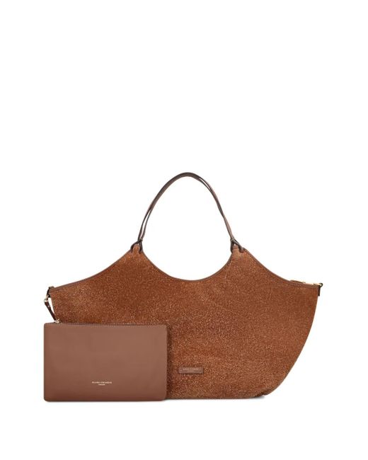 Gianni Chiarini レディース ブラウン スエード トートバッグの通販は