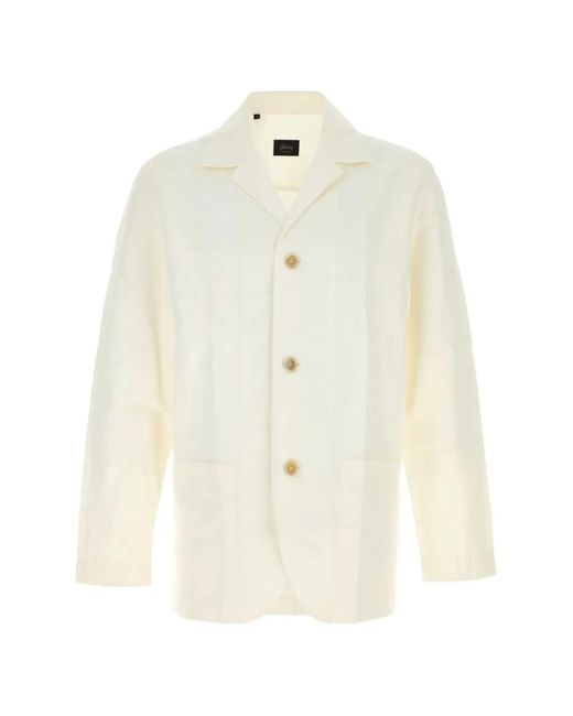 Brioni White Patch Pockets Jacket for men