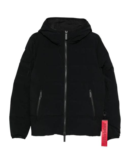 メンズ AFTER LABEL フーデッド ジャケット Black