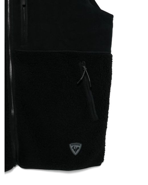 Rossignol Black Alltrack Sherpa Zip-Up Vest for men