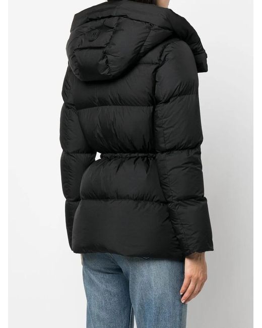 Mackage Black Padded Zip-Up Coat