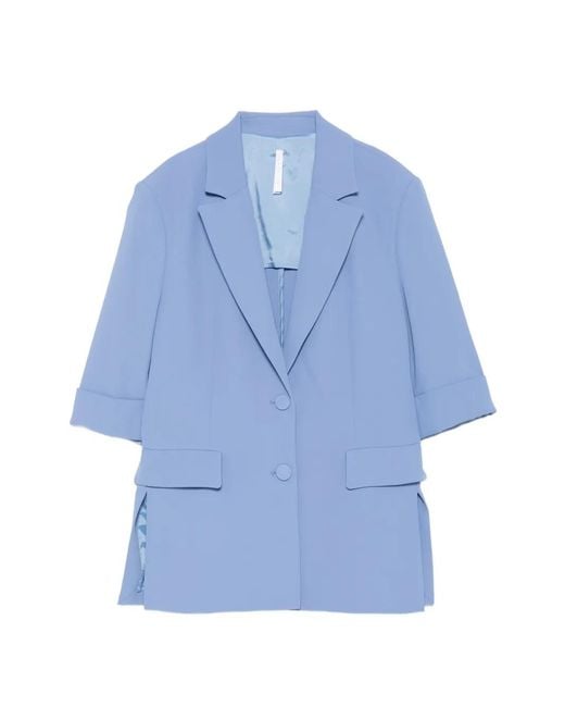Imperial Blazer Met Knoopsluiting in het Blue