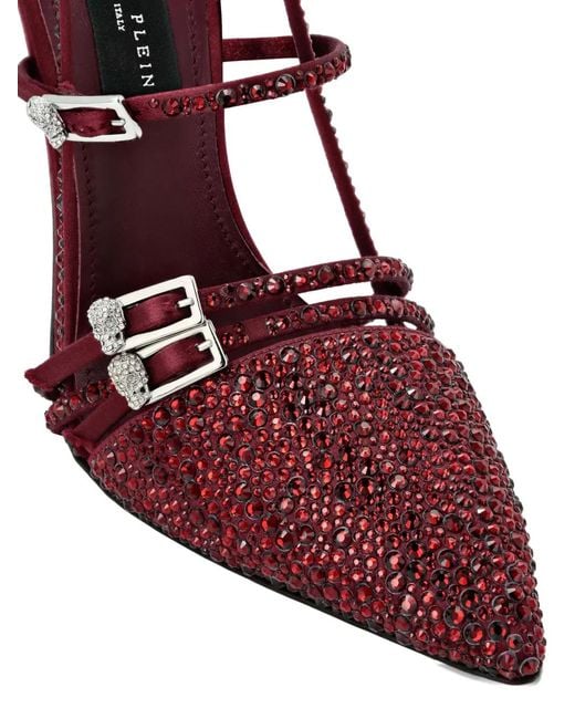 Philipp Plein Pink Multi-Strap High-Heel Pumps