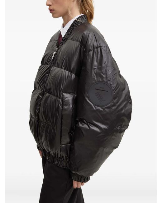 MMC Studio Black Luka Quilted Zip Jacket
