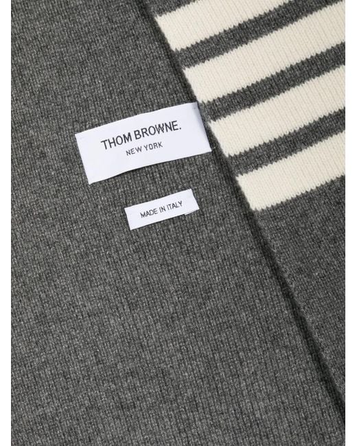 Thom Browne Gray Scarfs for men