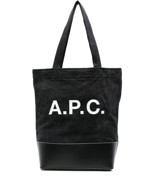 A.P.C. Black Lucent Handtasche