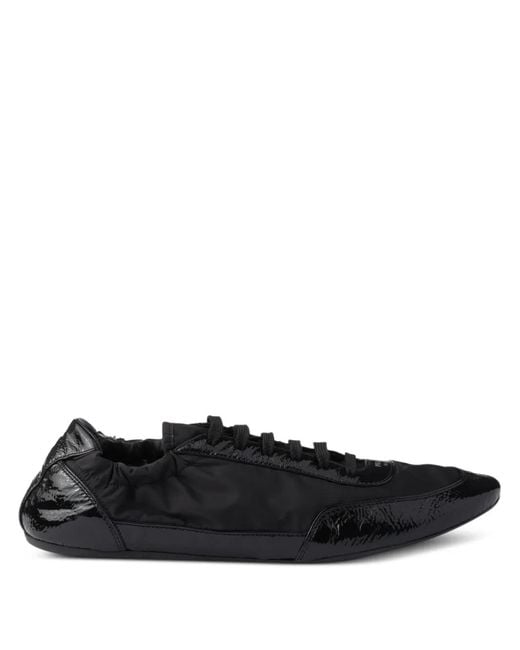 Prada Black Collapse Re-Nylon Sneakers