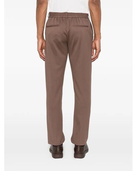 Circolo 1901 Brown Drawstring Trousers for men