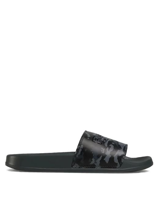 メンズ Reebok プリント サンダル Black