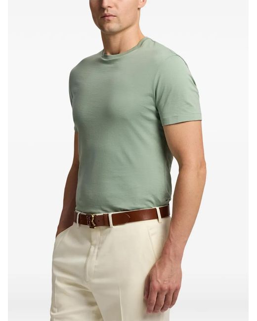 Ralph Lauren Green Lisle Crew-Neck T-Shirt for men