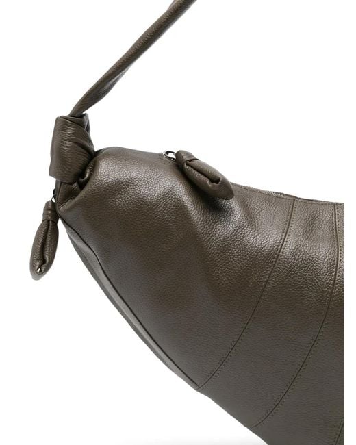 Lemaire Gray Large Croissant Zip-Top Tote Bag