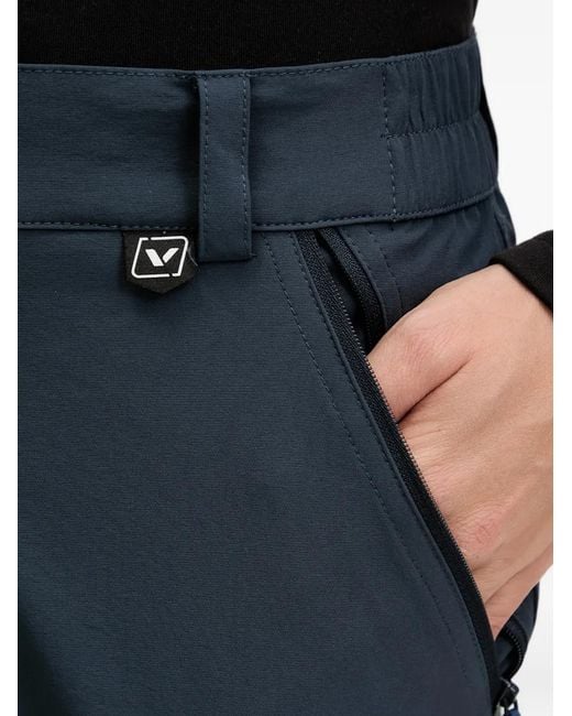 Viking Blue Pantalon Cargo À Détail Zippé