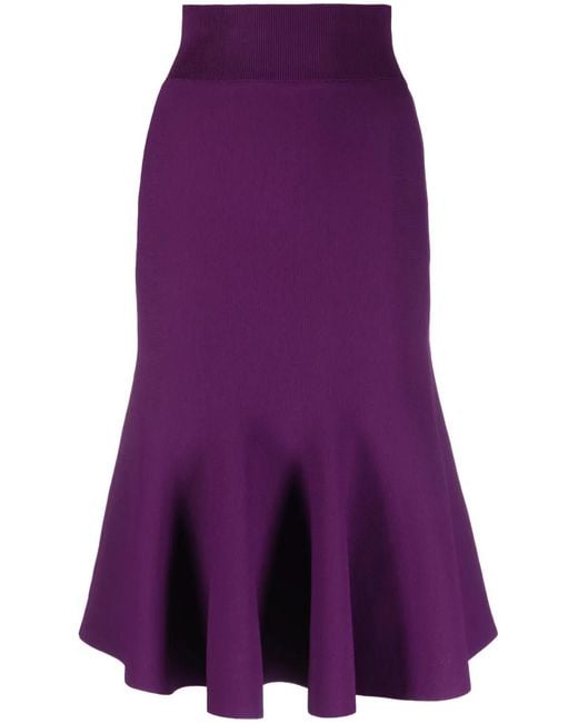 Stella McCartney Flared Rok in het Purple