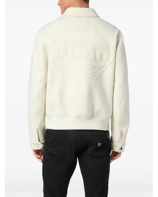 Philipp Plein White Racing Club Jacket for men