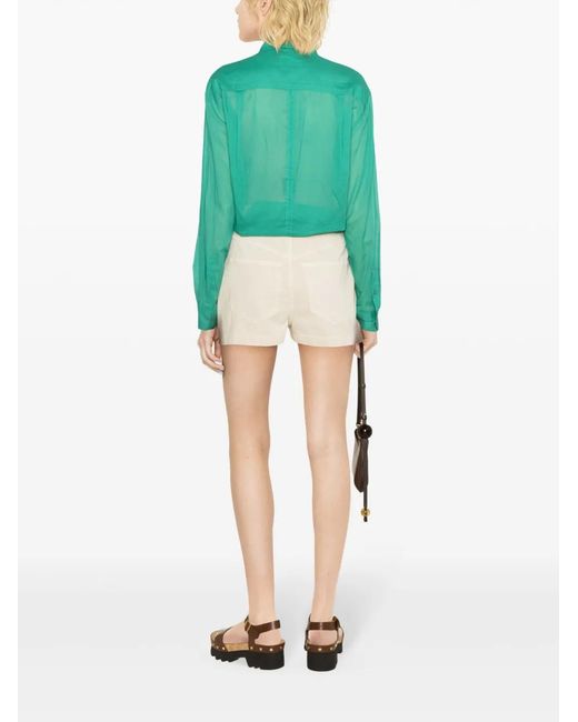 Isabel Marant Green Nath Shirt