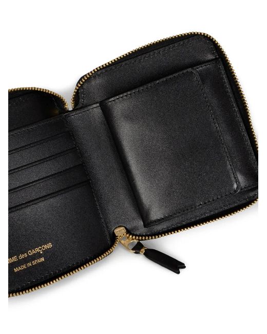 Comme des Garçons Blue Portefeuille À Design Patchwork Zippé for men