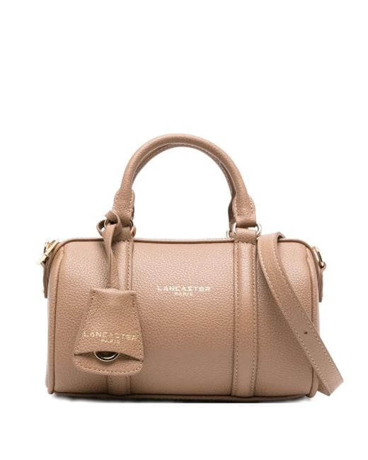 Lancaster Natural Small Logo-Detail Duffle Bag