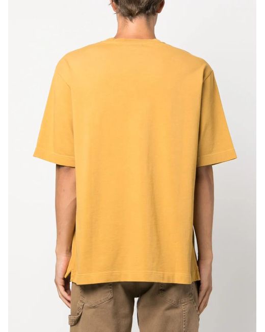 Maison Kitsuné Yellow Maison Kitsune' T-shirts And Polos for men
