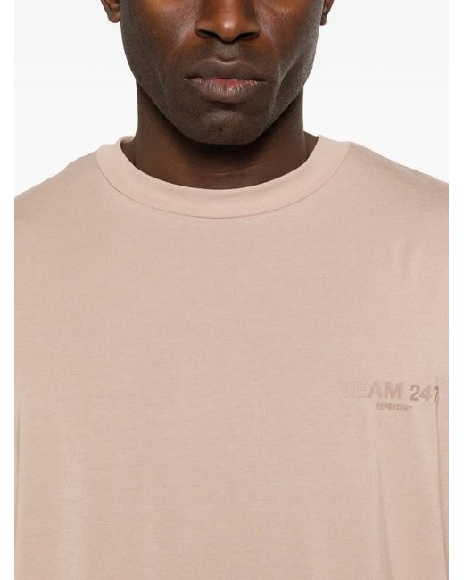 Represent Natural Logo-Print T-Shirt for men