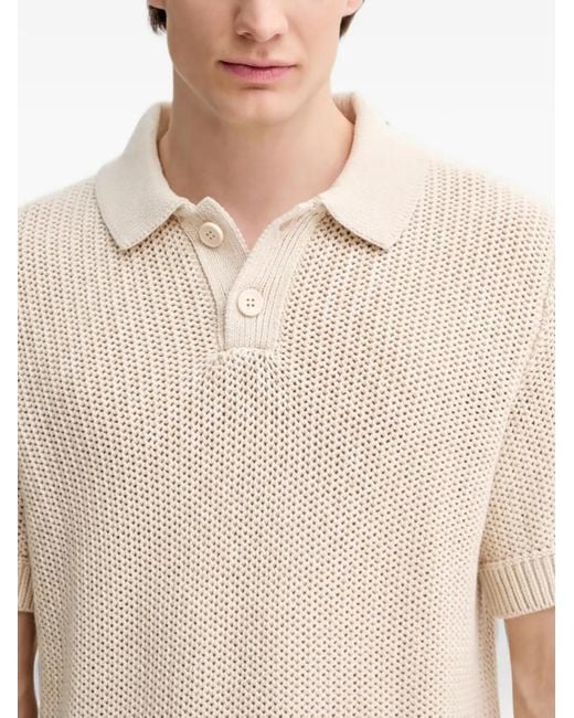 Marc O' Polo White Short-Sleeved Polo Shirt for men