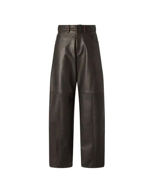 Pinko Brown Panelled Trousers