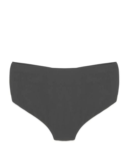Christopher Esber Black Orbit Ruched Bikini Bottoms