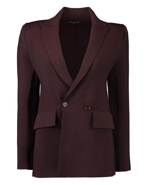 Scanlan Theodore Brown Knitted Blazer
