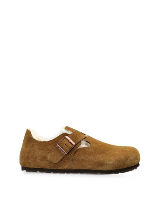 Birkenstock Brown London Shearling Sandals