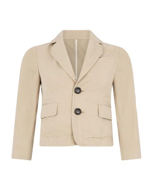 DSquared² Natural Maggie Buttoned Jacket