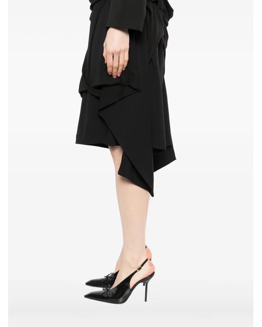 ALAINPAUL Black Layered Shorts