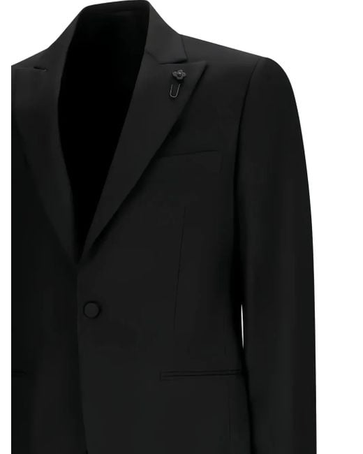 Lardini Black Single-Button Suit for men
