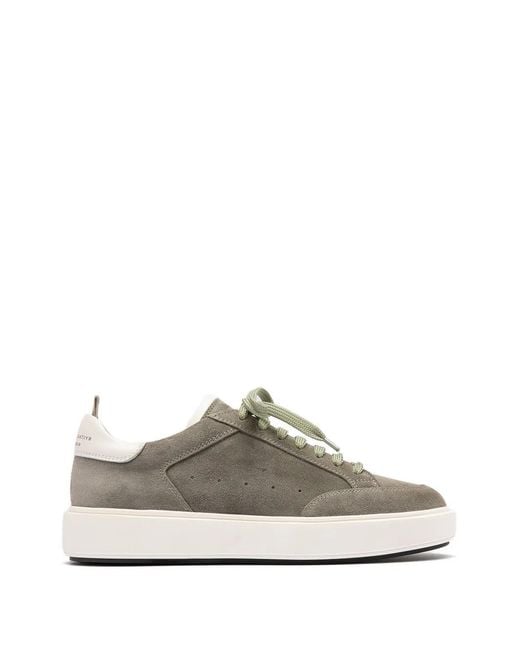 Officine Creative White Sequel 101 Leather Sneakers