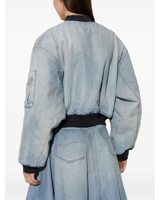 Balenciaga Blue Zip Pocket Jacket