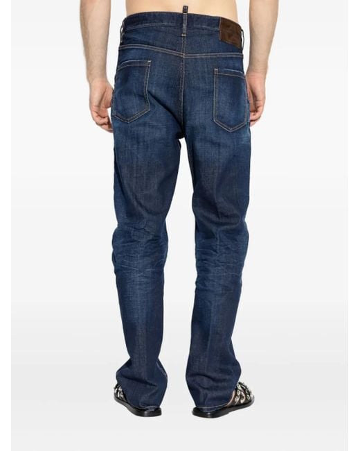 DSquared² Blue Classic Five-Pocket Jeans for men