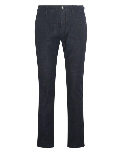 Jacob Cohen Blue Button-fly Denim Jeans for men