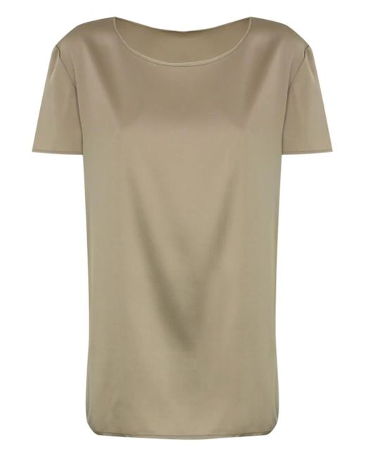 Max Mara Natural Kurzärmelige Bluse