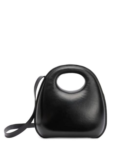 Lemaire Black Egg Leather Bag