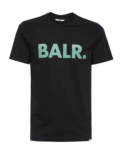 メンズ BALR Logo-print T-shirt Black