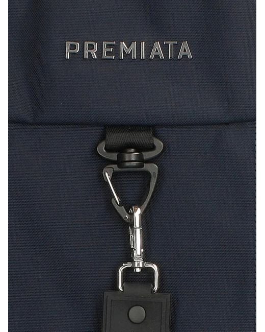 Premiata Blue Ventura Double-Layer Padded Backpack for men