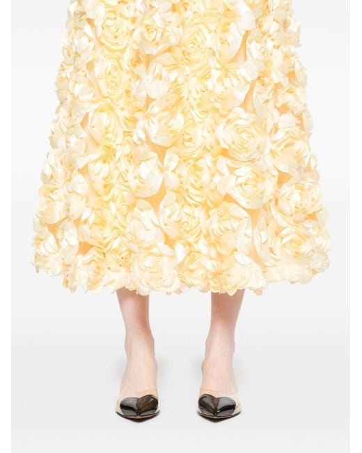 ROTATE BIRGER CHRISTENSEN Sun Maxi Skirt in Yellow | Lyst