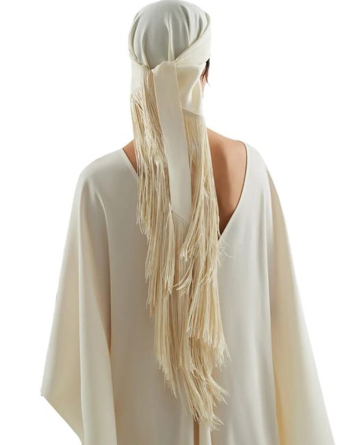 Taller Marmo Natural Bonny Fringed Headscarf