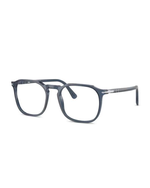 Persol Blue Brille Mit Geometrischem Gestell