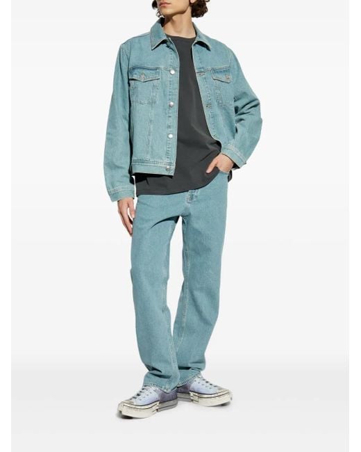 Samsøe & Samsøe Blue Veste En Jean for men