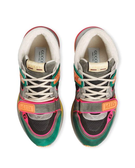 gucci mid top sneakers
