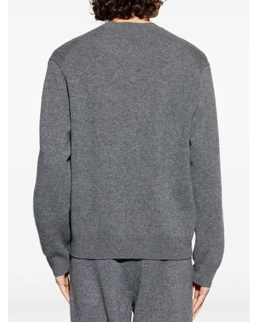 Lisa Yang Gray Edmond Ribbed Sweater for men