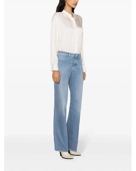 Jacob Cohen Blue Hailey Relaxed Fit Jeans