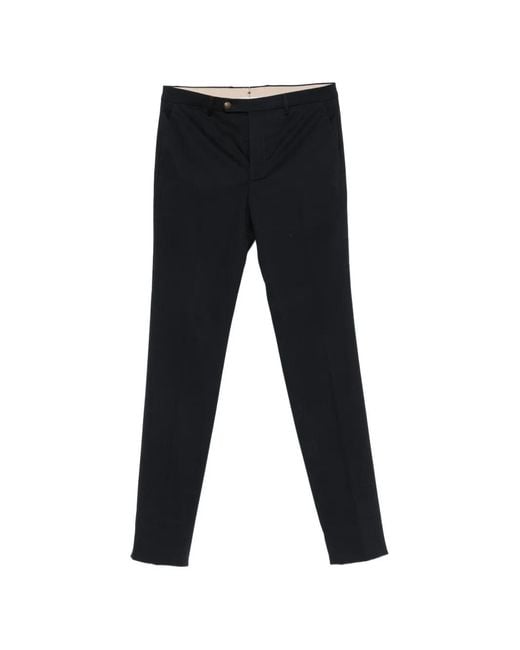 Berwich Black Pantalon Vulcano À Boutonnière for men