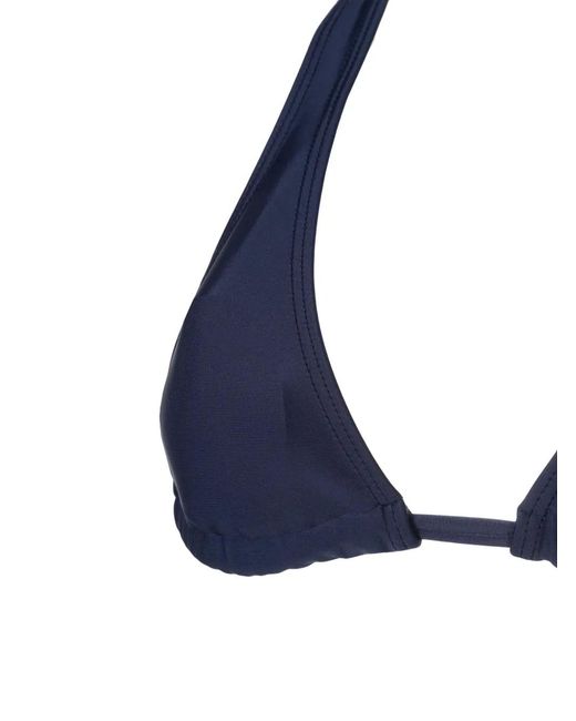 Bikini Triangular Con Cuello Halter Amir Slama de color Blue