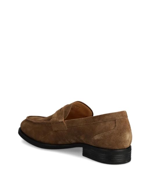 Vagabond Brown Suede Penny Loafers for men